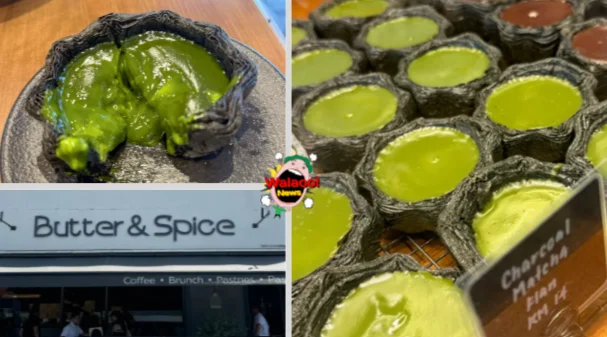 雪隆区 Butter & Spice 人气甜点，抹茶流心塔外酥内软