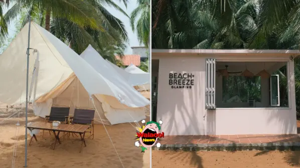 Beach N Breeze Glamping 马六甲海边帐篷与接待区建筑